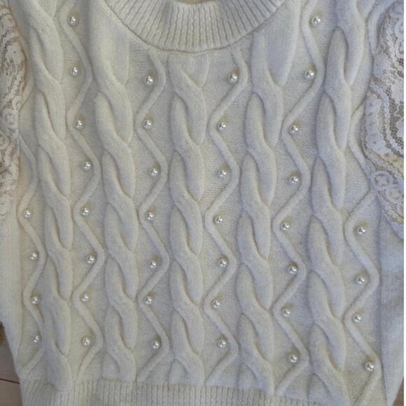 Elegant cream-white maxi dress - Picture 4 of 8